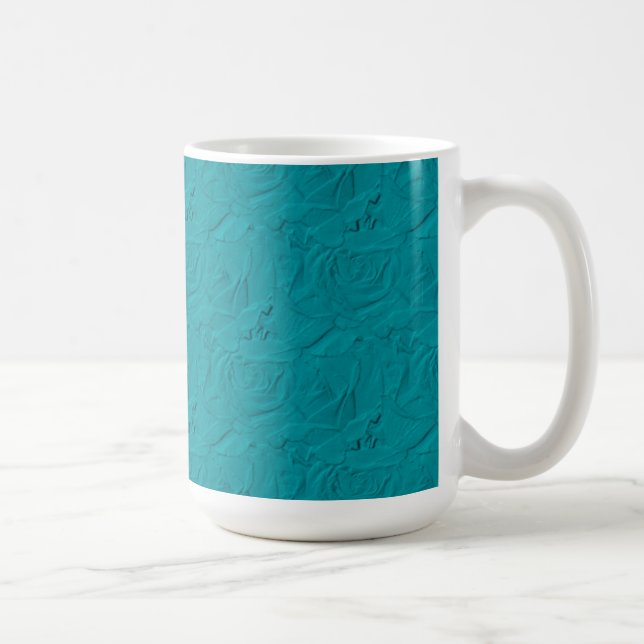 Embossed Ro TEAL Coffee Mugg (Höger)