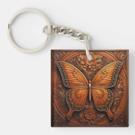 Embossed Wood Butterfly