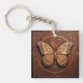 Embossed Wood Butterfly