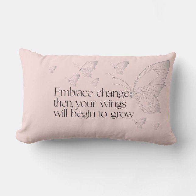 Embrace Change Lumbar Pillow Lumbarkudde (Framsida)