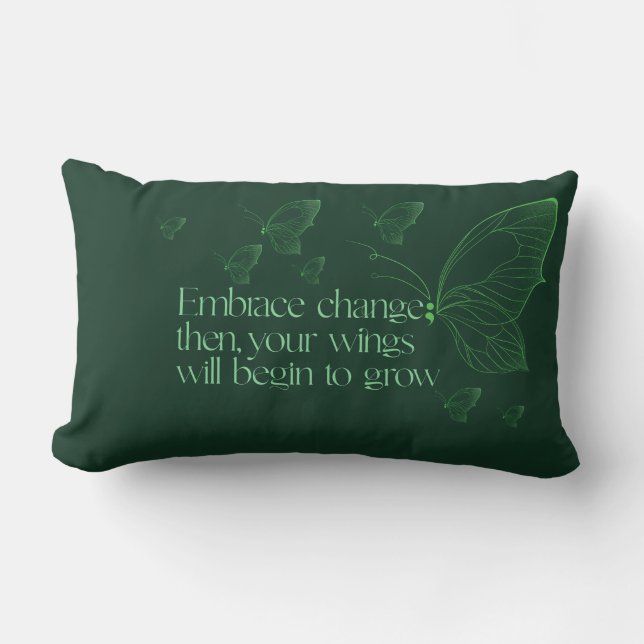 Embrace Change Lumbar Pillow Lumbarkudde (Framsida)