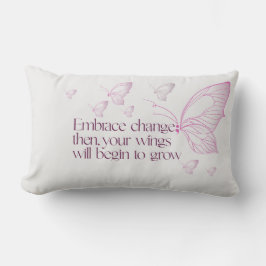 Embrace Change Lumbar Pillow Lumbarkudde