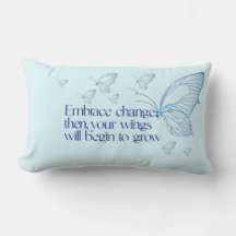 Embrace Change Lumbar Pillow