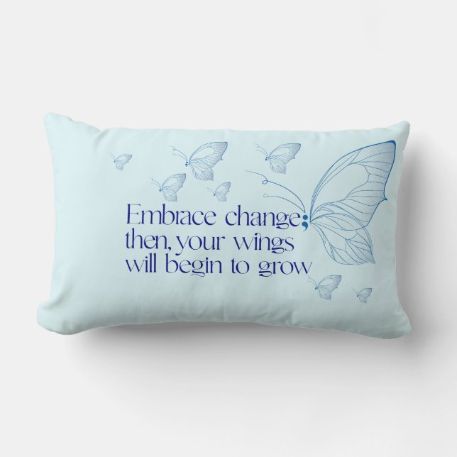 Embrace Change Lumbar Pillow Lumbarkudde (Framsida)