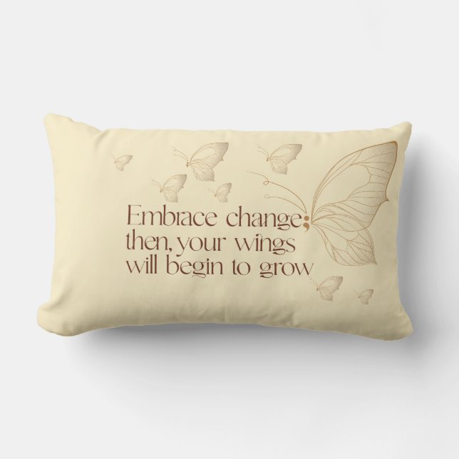 Embrace Change Lumbar Pillow Lumbarkudde (Framsida)
