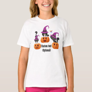 Embrace Creepy Witch Magic, Svarta katter Hallowee T Shirt