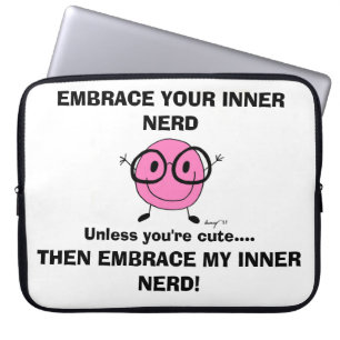 EMBRACE DIN INNER NERD Laptop sleeve