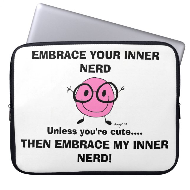 EMBRACE DIN INNER NERD Laptop sleeve (Framsidan)