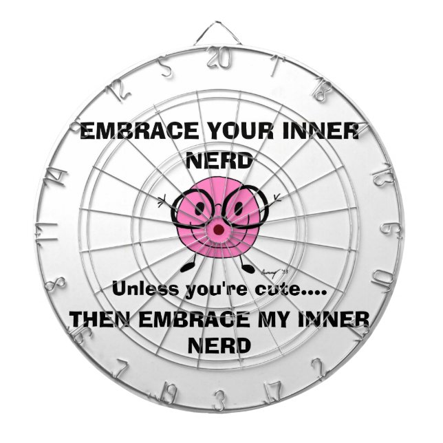 EMBRACE DITT INRE NERD Dartboard Darttavla (Framsidan)