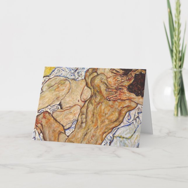 Embrace Egon Schiele Kort (Framsida)