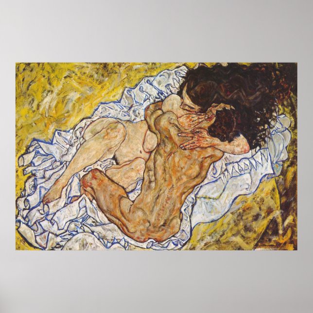 Embrace Egon Schiele Poster (Framsidan)