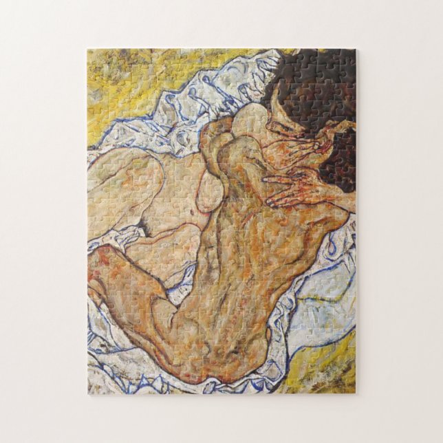 Embrace Egon Schiele Pussel (Vertikal)
