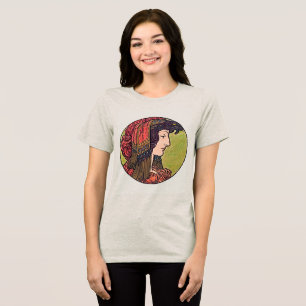 Embrace Elegance: Art nouveau-glasaktigt glas T Shirt