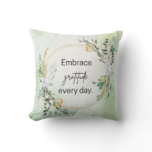Embrace Gratitude Pillow