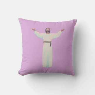 Embrace Jesus-Dekorativ kudde i Lavender