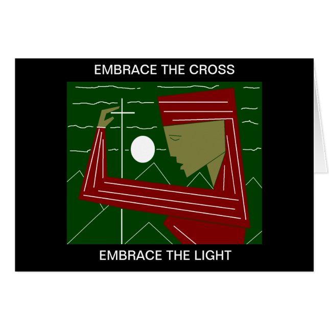 EMBRACE KOR EMBRASER LJUSET HÄLSNINGSKORT (Framsidan Horizontal)