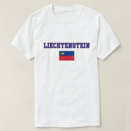 Embrace Liechtenstein Pride Flagga T-Shirt