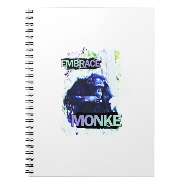 Embrace Monke Anteckningsbok (Framsidan)