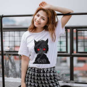 Embrace Mystique: Goth Anime Fusion T Shirt