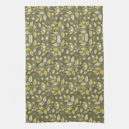 Embrace Nature with Elegant Floral Patterns Kökshandduk