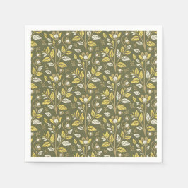 Embrace Nature with Elegant Floral Patterns Pappersservett