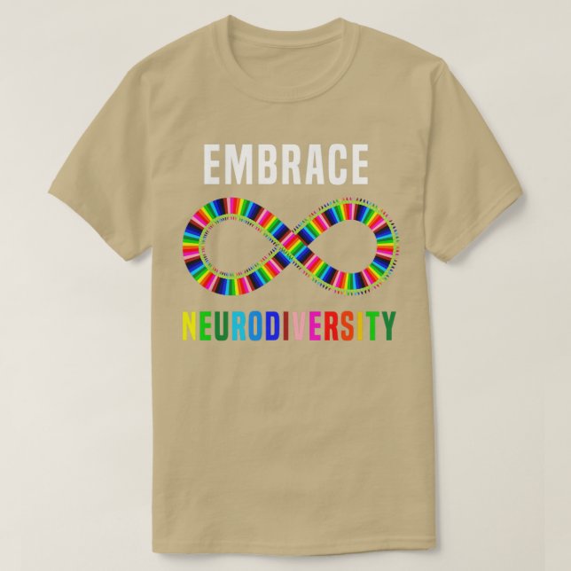 Embrace Neurodiversity9 T Shirt (Design framsida)