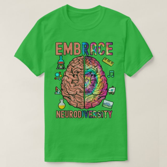 Embrace Neurodiversity 589 T Shirt (Design framsida)