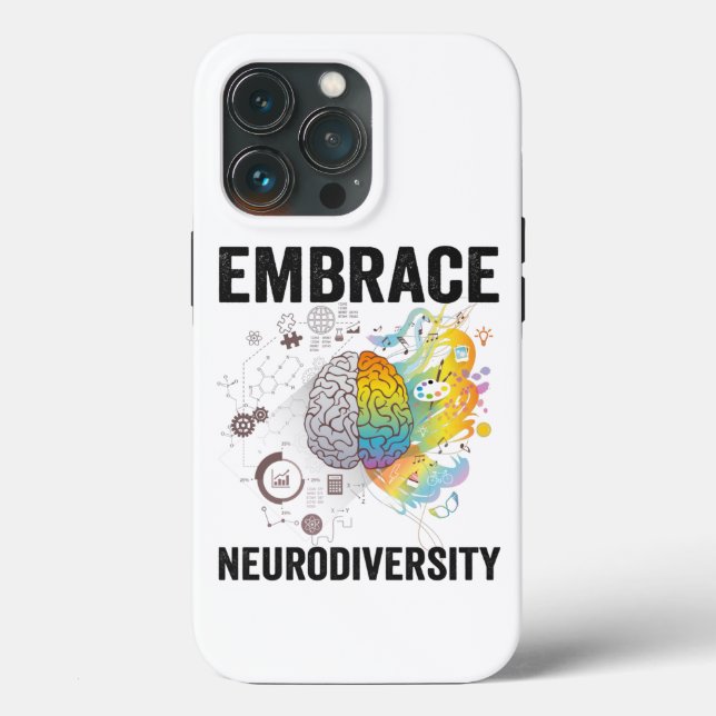 Embrace Neurodiversity Adhd Awareness Giftneurodiv (Baksida )