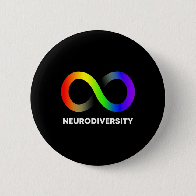 Embrace Neurodiversity Autism Adhd Asd Infinity Ra Knapp (Framsida)