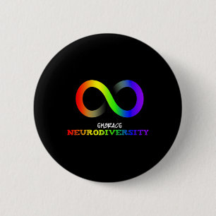 Embrace Neurodiversity Autism Asd Adhd Rainbow Inf Knapp