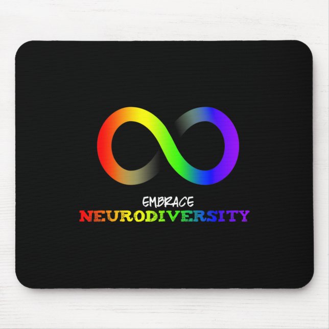 Embrace Neurodiversity Autism Asd Adhd Rainbow Inf Musmatta (Framsidan)