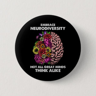 Embrace Neurodiversity Autism Awareness Adhd Sped Knapp