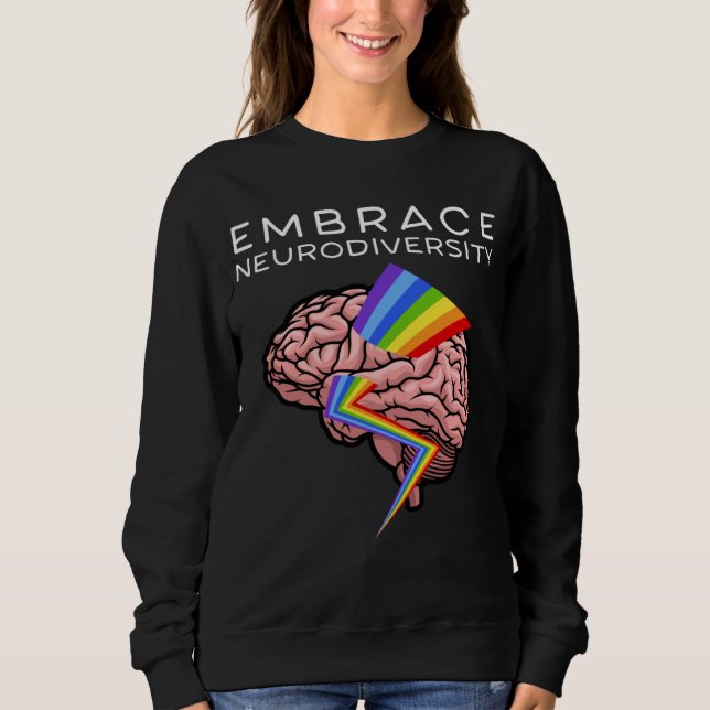 Embrace Neurodiversity Autism Awareness ASD Men Wo T Shirt (Framsida)