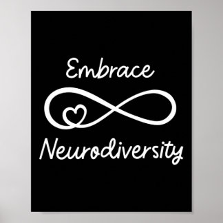 Embrace Neurodiversity Autism Awareness Teacher Mo Poster
