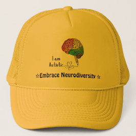 Embrace Neurodiversity autism hat Keps