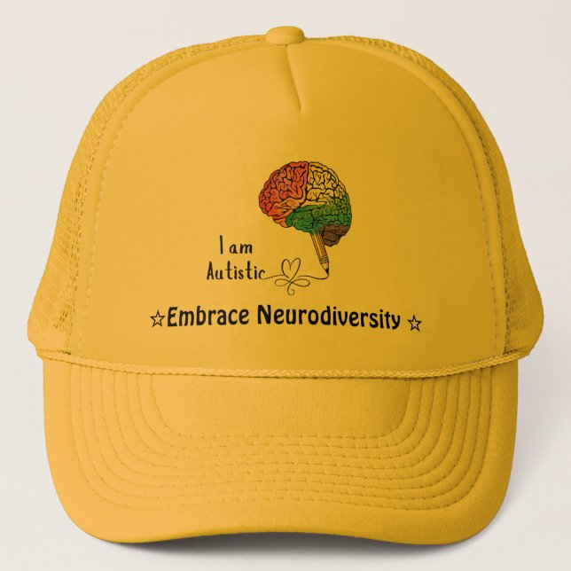 Embrace Neurodiversity autism hat Keps (Framsida)