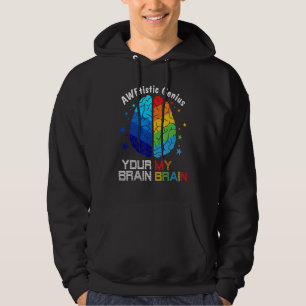 Embrace Neurodiversity Brain Adhd Autism Awareness Hoodie