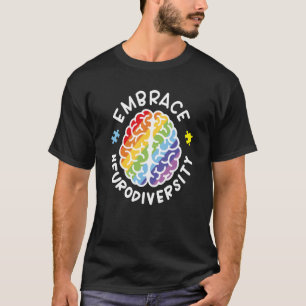 Embrace Neurodiversity Brain Autism Awareness Puzz T Shirt