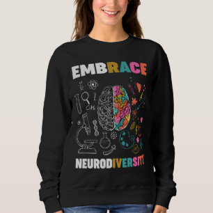 Embrace Neurodiversity Brain Embrace Adhd Autism A T Shirt