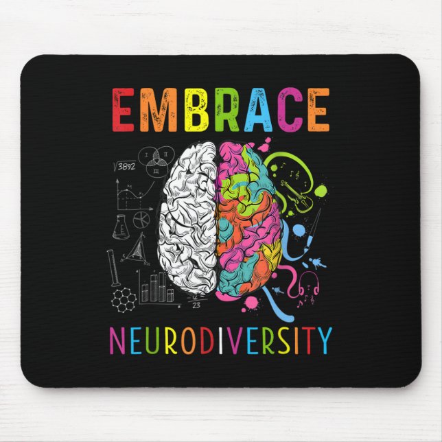 Embrace Neurodiversity Brain Embrace Adhd Autism Musmatta (Framsidan)