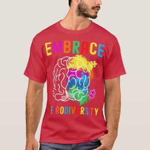 Embrace Neurodiversity Brain Neurolog Puzzles A T Shirt