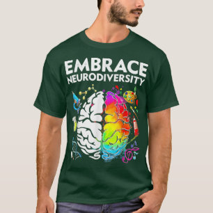 Embrace Neurodiversity Tie Dye Autism Mamma Autism T Shirt