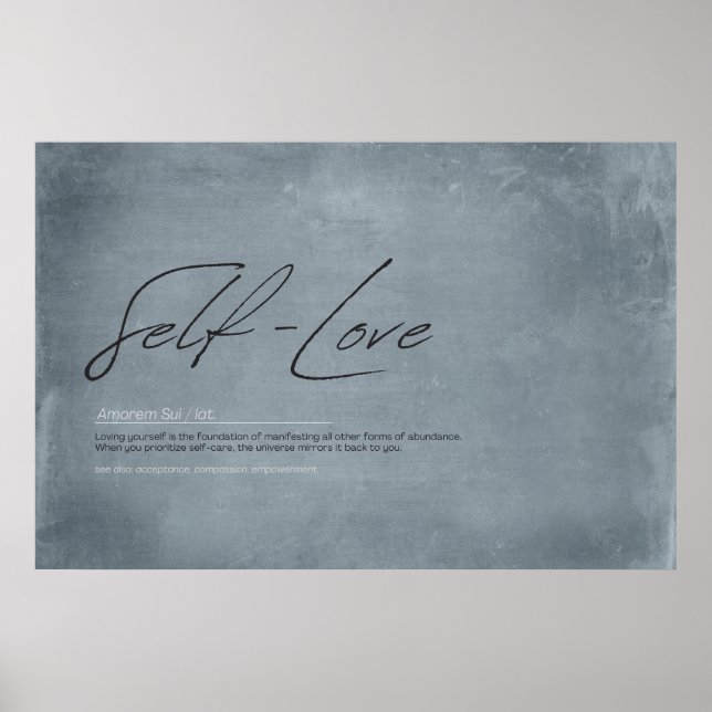 Embrace Self-Kärlek: Din resa till Fyllning Poster (Framsidan)