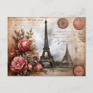 Embrace the Elegance: Paris vycard Helg Vykort