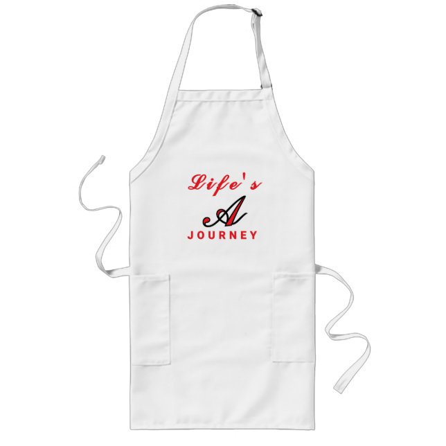 Embrace the Journey Apron for Kitchen Äventyr Långt Förkläde (Framsidan)