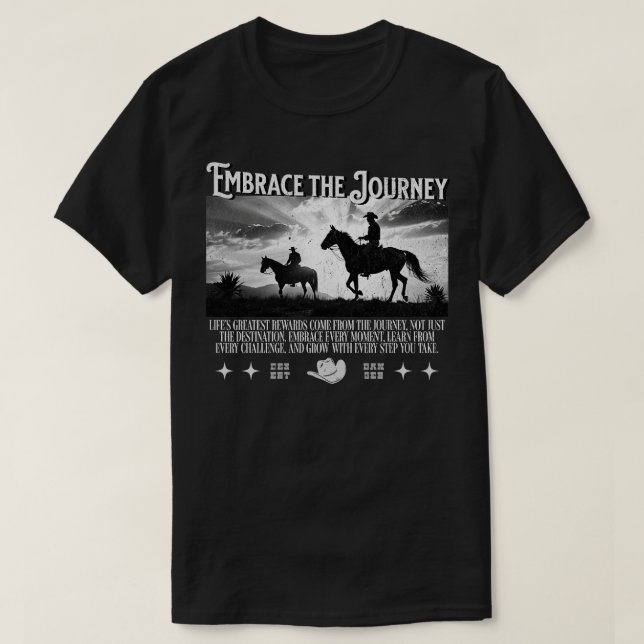 Embrace the Journey T Shirt (Design framsida)