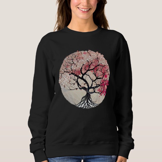 Embrace the Magic of Nature with this Cherry Bloss T Shirt (Framsida)