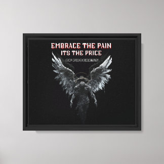 "Embrace the Pain" Angel of Progress Wall Art Canvastryck