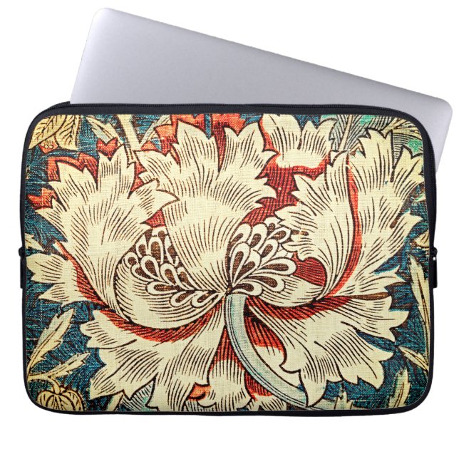 Embrace Timless Elegance: Honeysuckle Laptop Fodral (Framsidan)