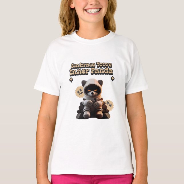 Embrace Youre Inner Panda T Shirt (Framsida)